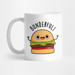 Bunderful Cute Burger Bun Pun Mug